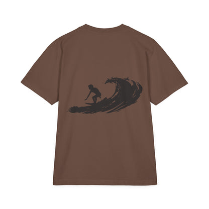 T-Shirt Surfing Wave Unisex by Mariu del Campo.