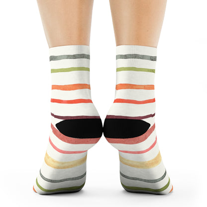 Socks Crew Colors Lines — Mariu del Campo