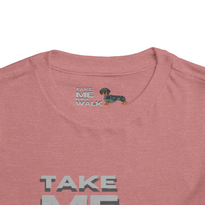 T-Shirt Toddler Short Sleeve Dachshund — by Mariu del Campo