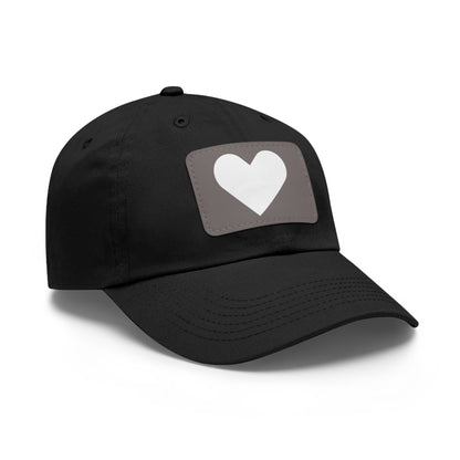 Hat with Leather Patch (Rectangle) love by Mariu del Campo.