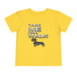 T-Shirt Toddler Short Sleeve Dachshund — by Mariu del Campo