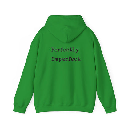 Hoodie Unisex Heavy Blend Perfect Imperfect — by Mariu del Campo