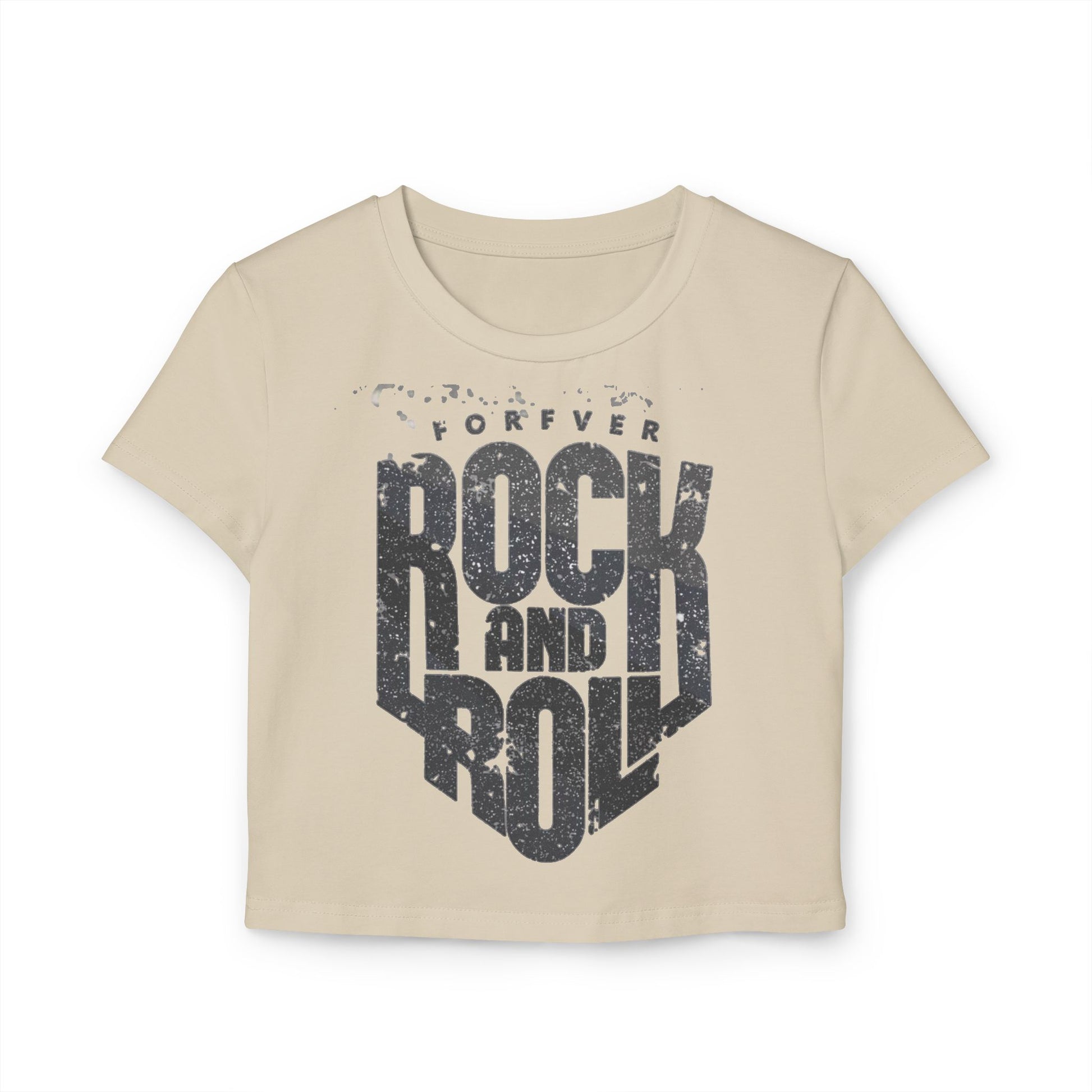 T-Shirt Women's Baby Rock and Roll by Mariu del Campo — artwork detail close-up