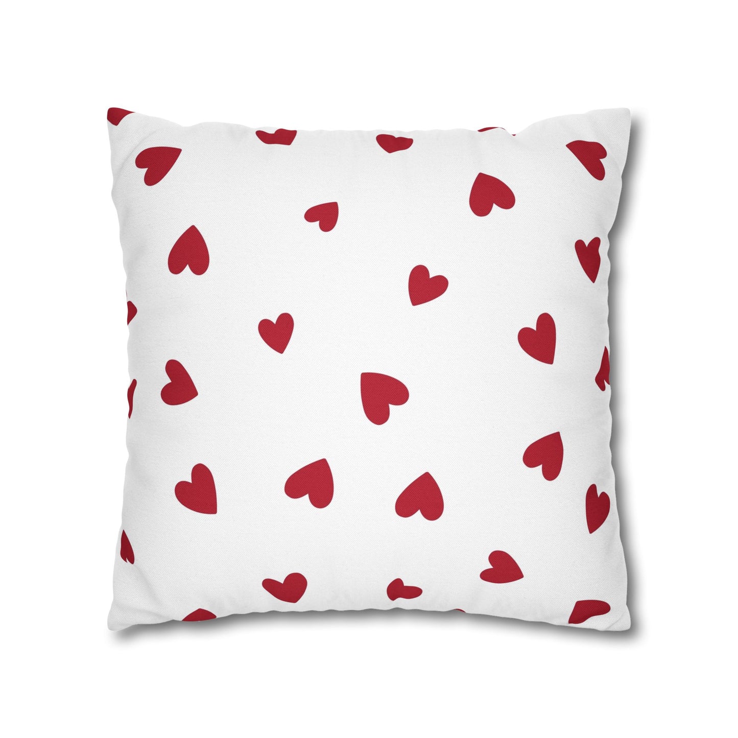 Pillowcase Spun Polyester Square heart by Mariu del Campo.