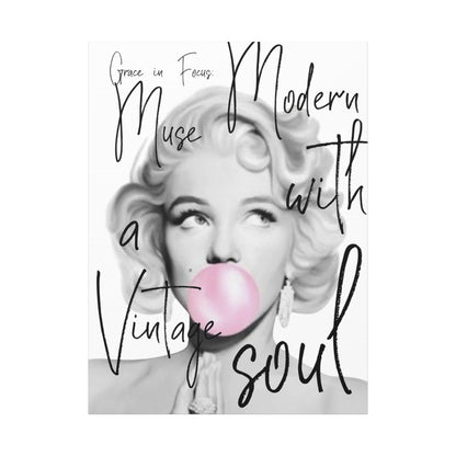 Canvas Marilyn Monroe by Mariu del Campo.