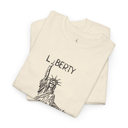 T-Shirt Statue of Liberty Unisex Cotton Tee by Mariu del Campo.
