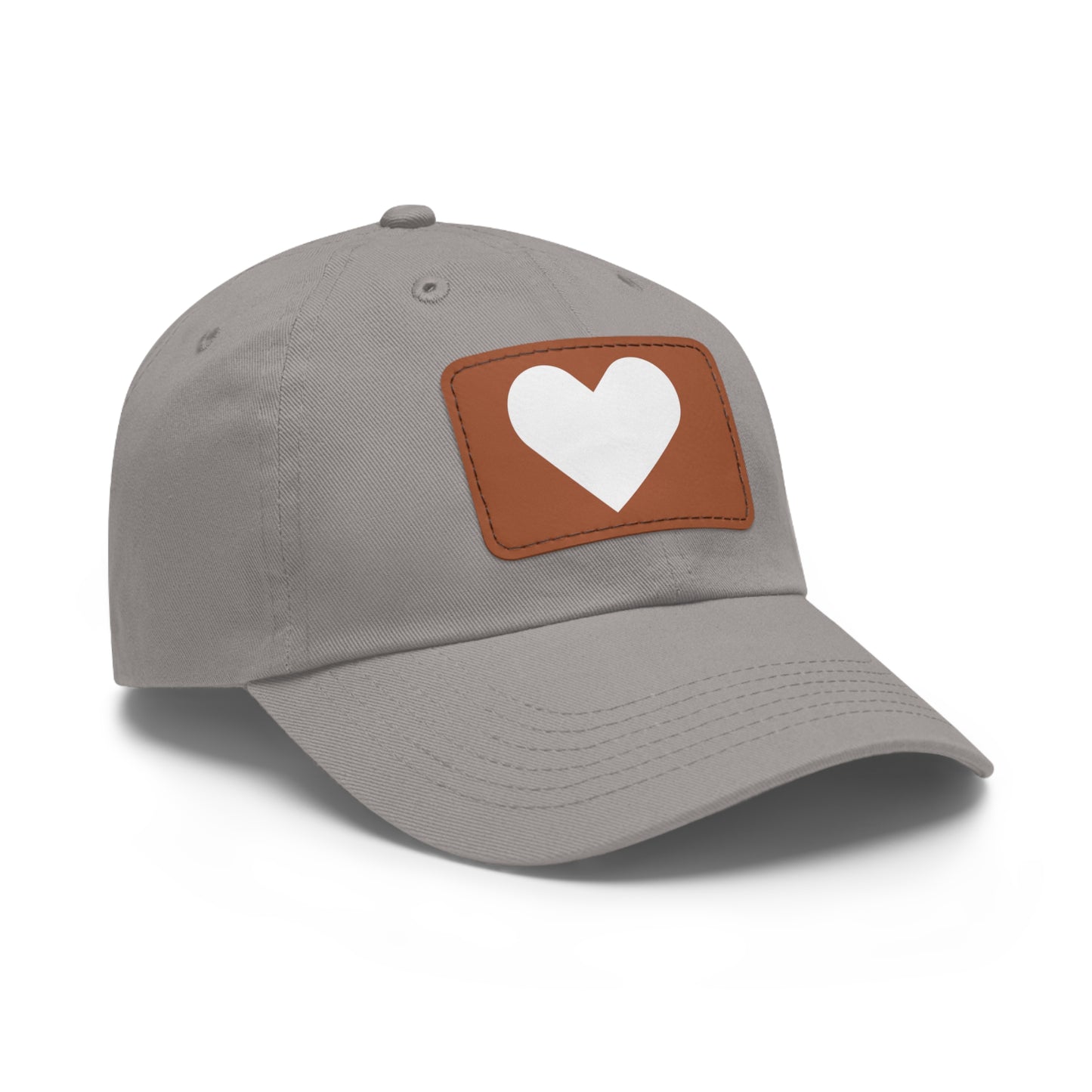 Hat with Leather Patch (Rectangle) love by Mariu del Campo.
