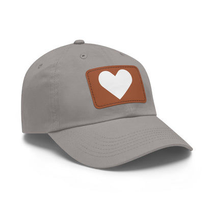 Hat with Leather Patch (Rectangle) love by Mariu del Campo.