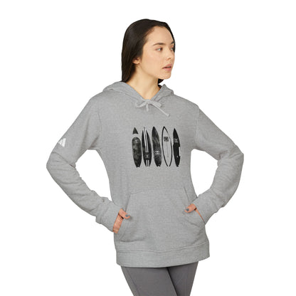 adidas® Unisex Fleece Hoodie Surf — by Mariu del Campo