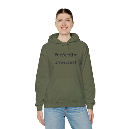 Hoodie Unisex Heavy Blend Perfect Imperfect — by Mariu del Campo
