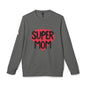 adidas® Unisex Fleece Crewneck Sweatshirt Super Mom — by Mariu del Campo
