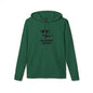 adidas® Unisex Fleece Hoodie Ride the Waves Fearlessly — by Mariu del Campo