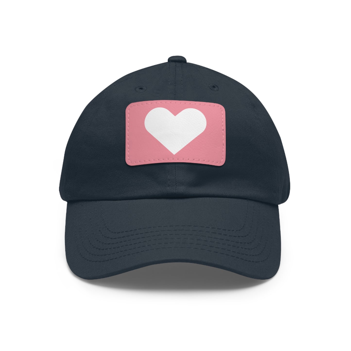 Hat with Leather Patch (Rectangle) love by Mariu del Campo.