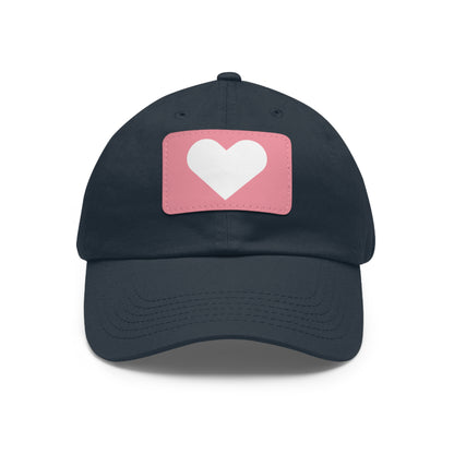 Hat with Leather Patch (Rectangle) love by Mariu del Campo.