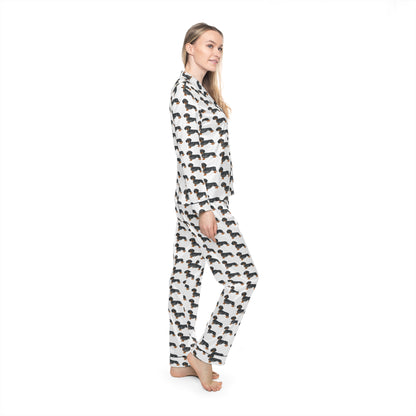 Pajamas Women's Satin Dachshund — by Mariu del Campo