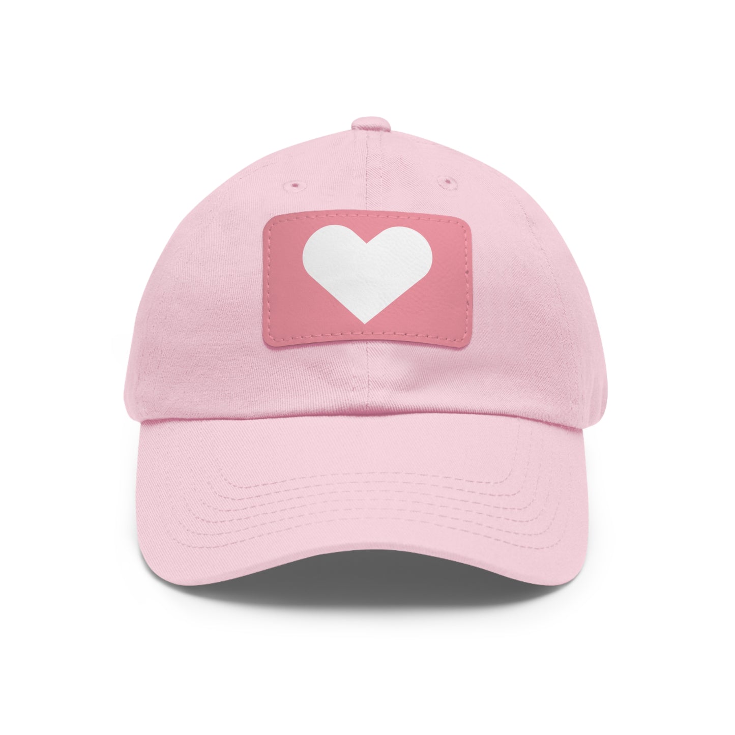 Hat with Leather Patch (Rectangle) love by Mariu del Campo.