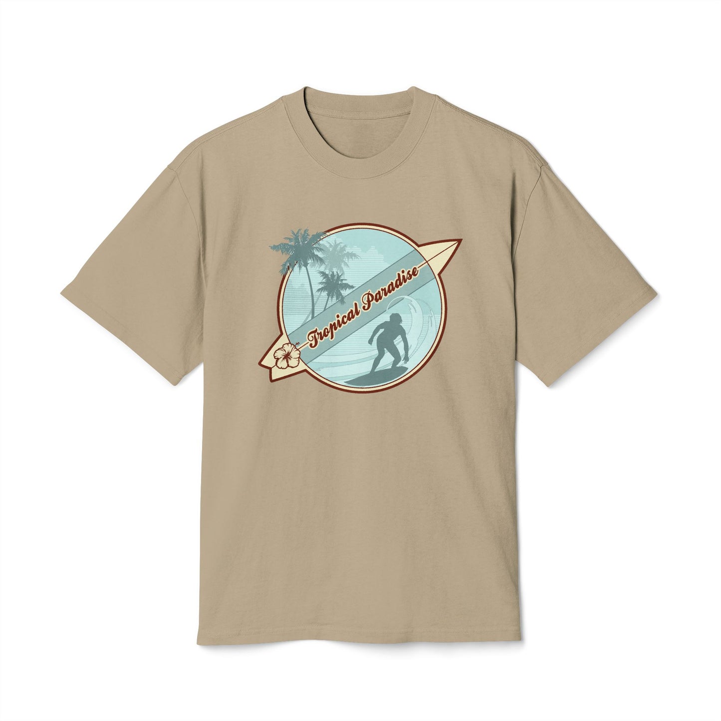 T-Shirt Unisex Heavy Faded tropical by Mariu del Campo.