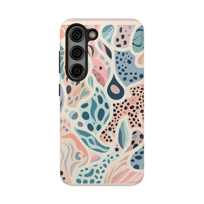 Cases Tough Phone Animal Print - Pastel Design by Mariu del Campo.