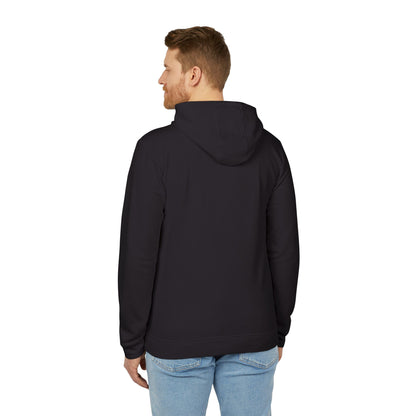 adidas® Unisex Fleece Hoodie Ride the Waves Fearlessly — by Mariu del Campo