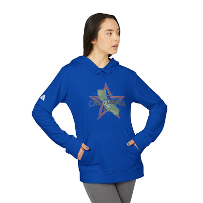 adidas® Unisex Fleece Hoodie California — by Mariu del Campo