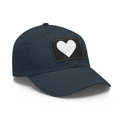 Hat with Leather Patch (Rectangle) love by Mariu del Campo.