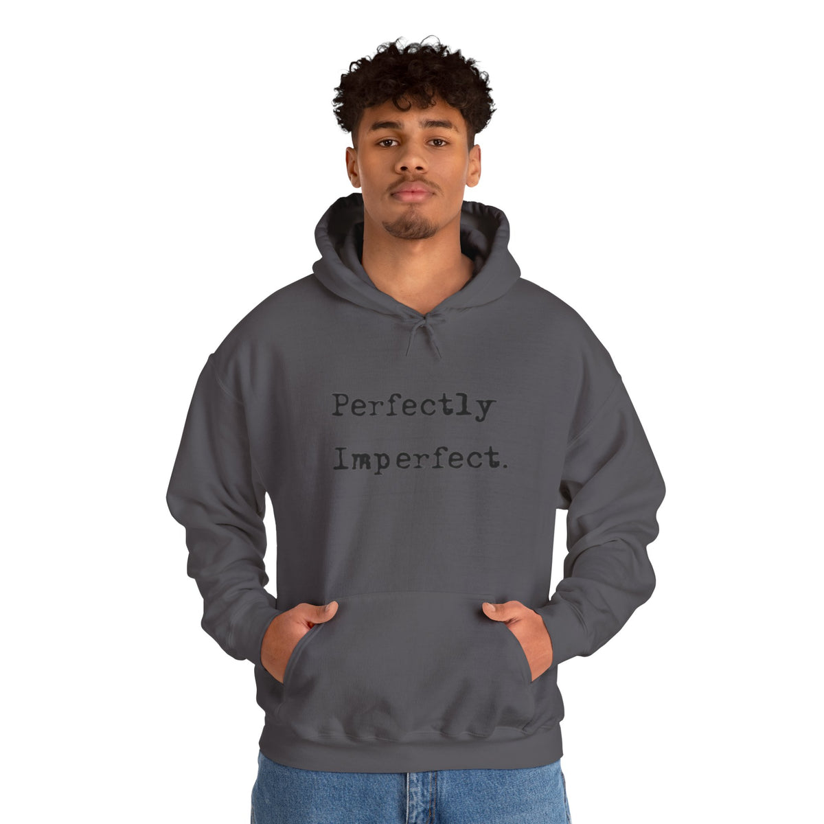Hoodie Unisex Heavy Blend Perfect Imperfect — by Mariu del Campo