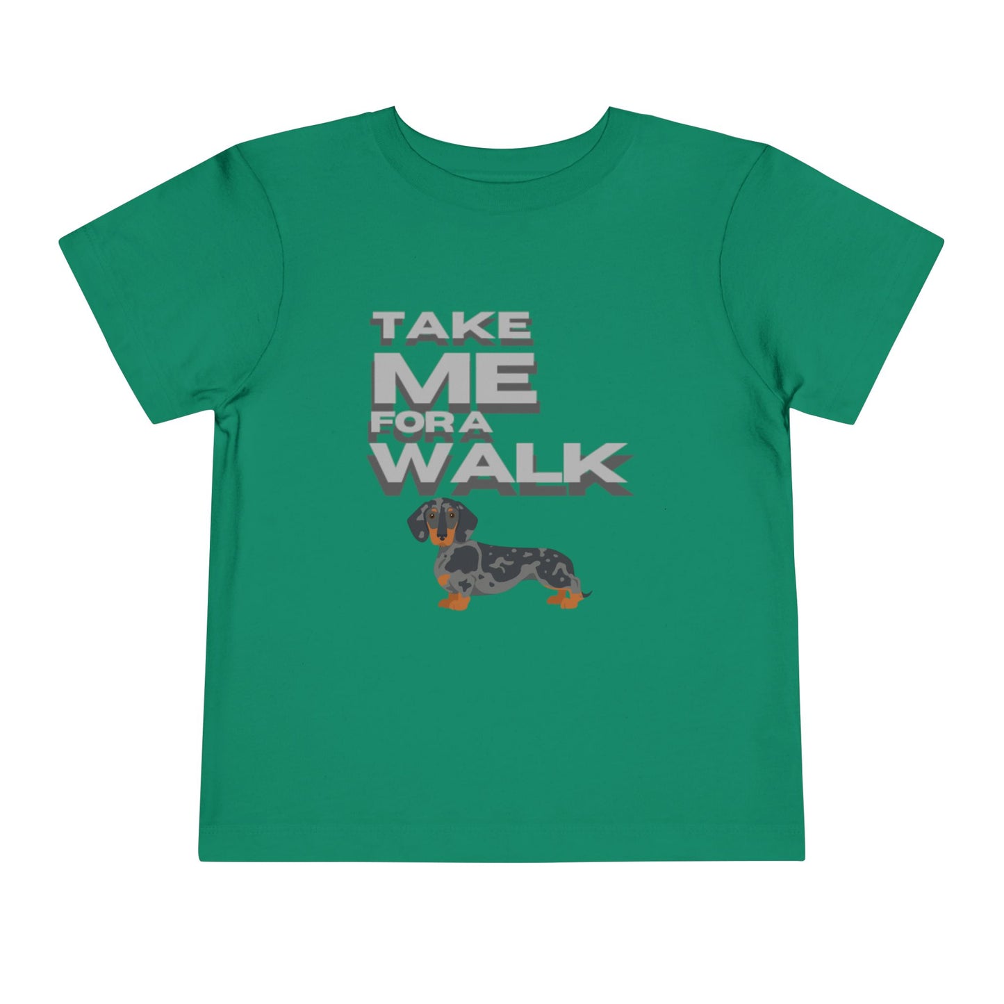 T-Shirt Toddler Short Sleeve Dachshund — by Mariu del Campo
