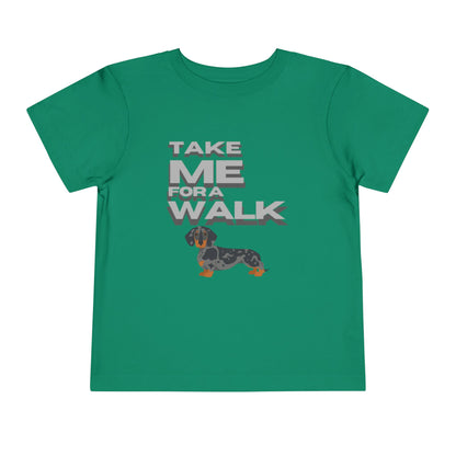 T-Shirt Toddler Short Sleeve Dachshund — by Mariu del Campo