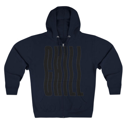 Hoodie Chill Unisex Zip — by Mariu del Campo