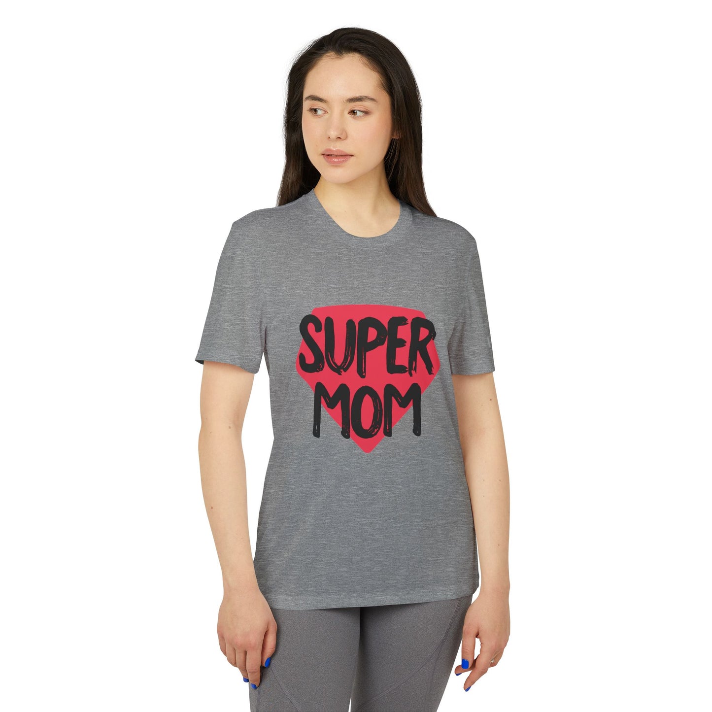 adidas® Unisex Sport T-shirt super mom by Mariu del Campo.