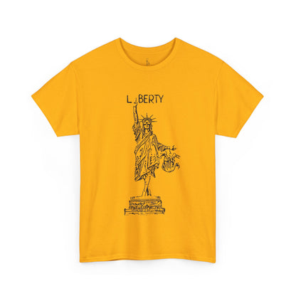 T-Shirt Statue of Liberty Unisex Cotton Tee by Mariu del Campo.