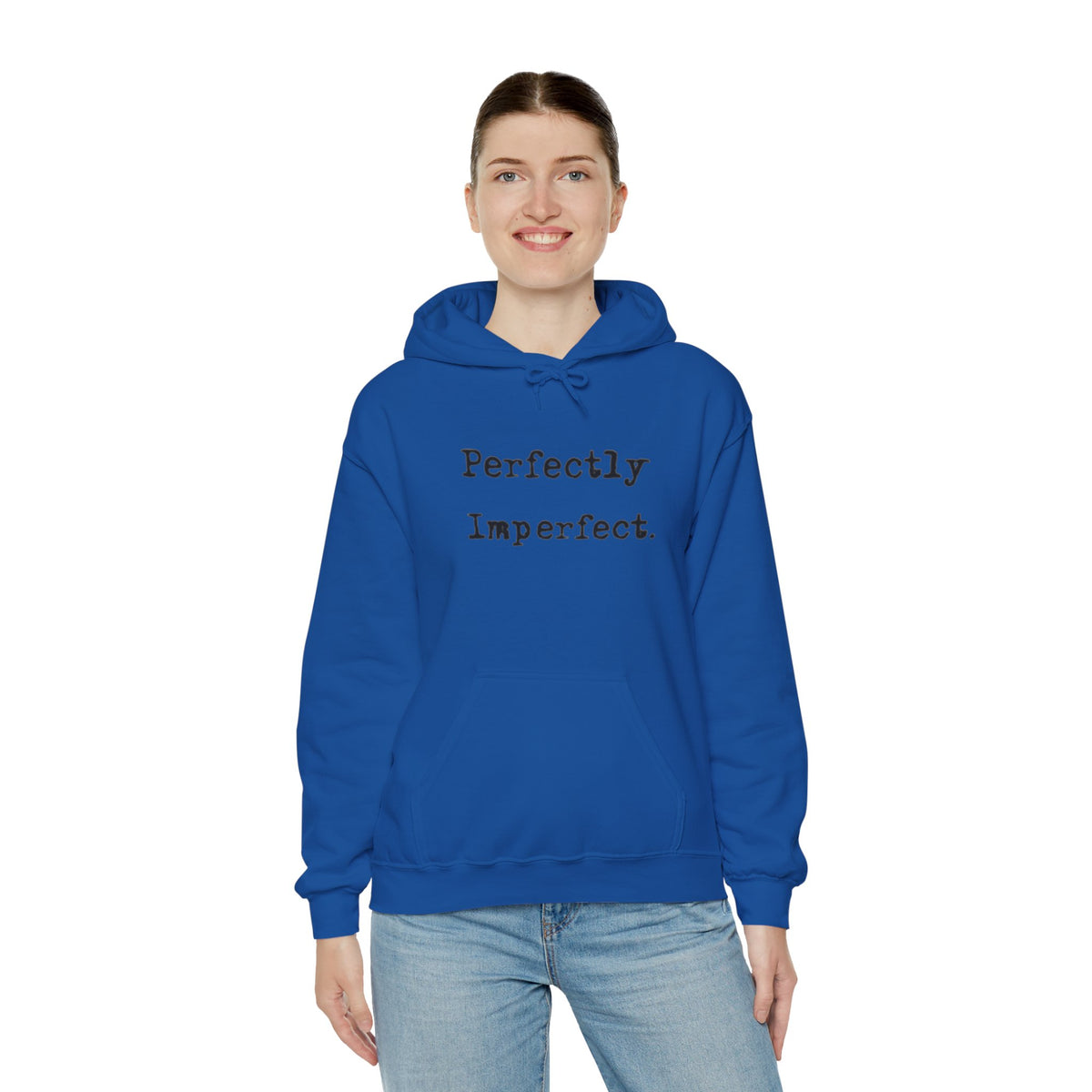 Hoodie Unisex Heavy Blend Perfect Imperfect — by Mariu del Campo