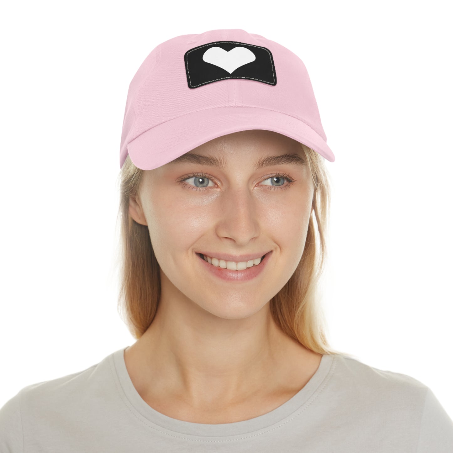 Hat with Leather Patch (Rectangle) love by Mariu del Campo.