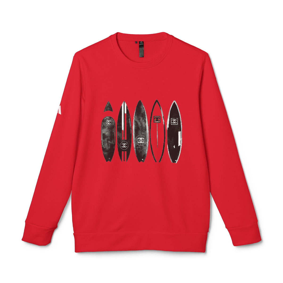 adidas® Unisex Fleece Crewneck Surf — by Mariu del Campo