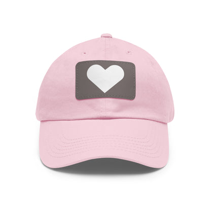 Hat with Leather Patch (Rectangle) love by Mariu del Campo.