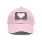 Hat with Leather Patch (Rectangle) love by Mariu del Campo.