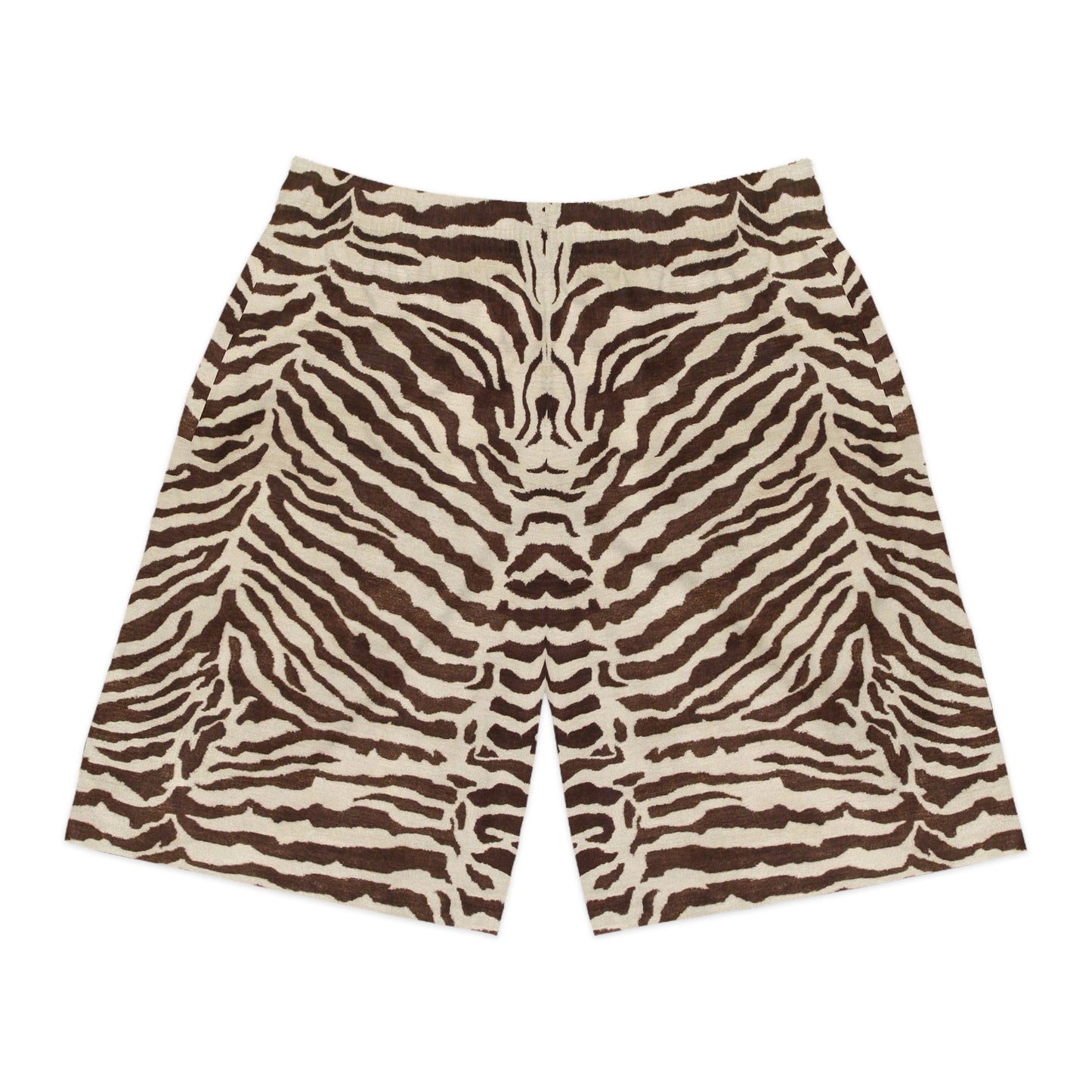 Safari Print Jogger Shorts by Mariu del Campo.