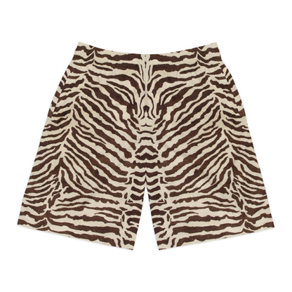 Safari Print Jogger Shorts by Mariu del Campo.