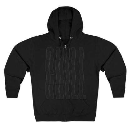 Hoodie Chill Unisex Zip — by Mariu del Campo