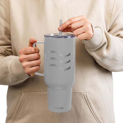 Insulated Tumbler 40oz with Engraved Be Good Do Good by Mariu del Campo.