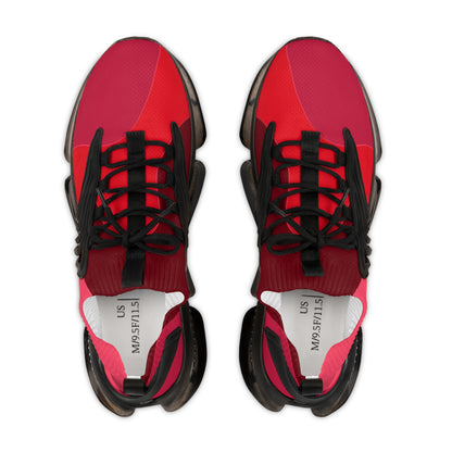 Sneakers unisex Mesh dark red by Mariu del Campo.