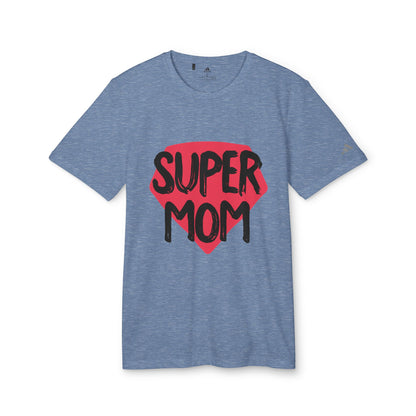 adidas® Unisex Sport T-shirt super mom by Mariu del Campo.