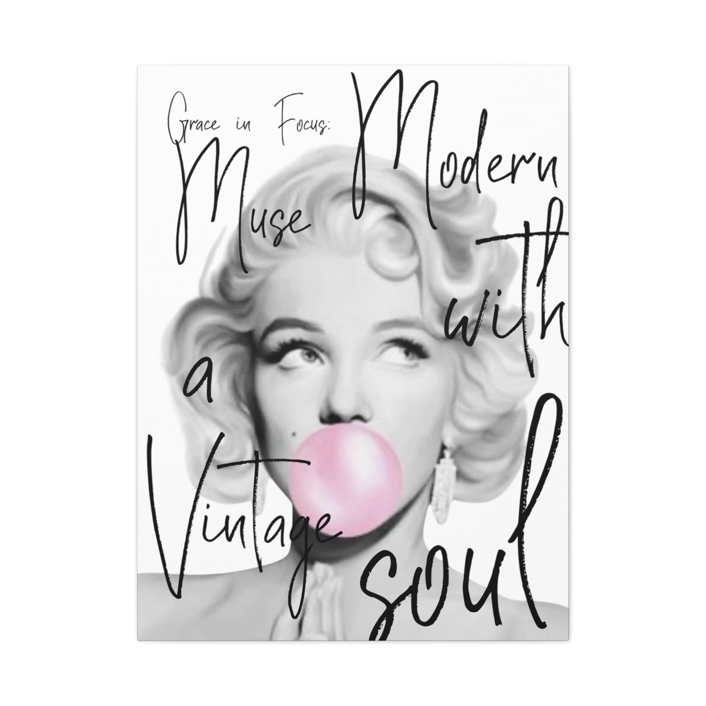 Canvas Marilyn Monroe by Mariu del Campo.