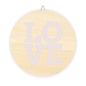 Signs love in Wood by Mariu del Campo.