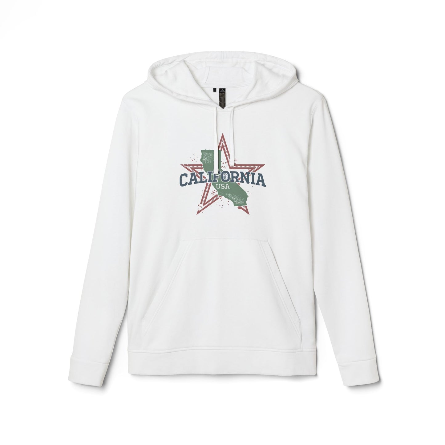 adidas® Unisex Fleece Hoodie California — by Mariu del Campo