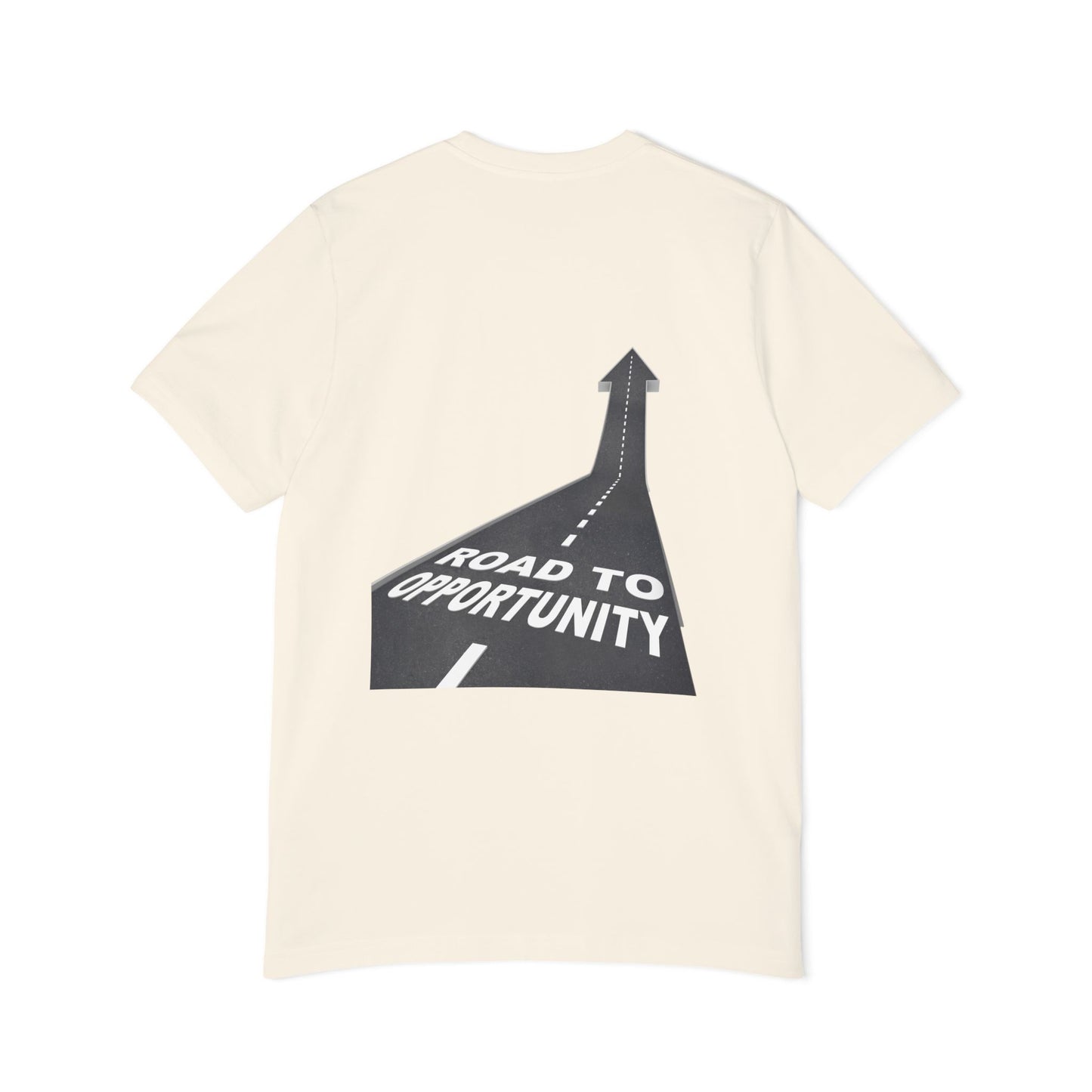 T-Shirt Unisex Road to Opportunity — Mariu del Campo
