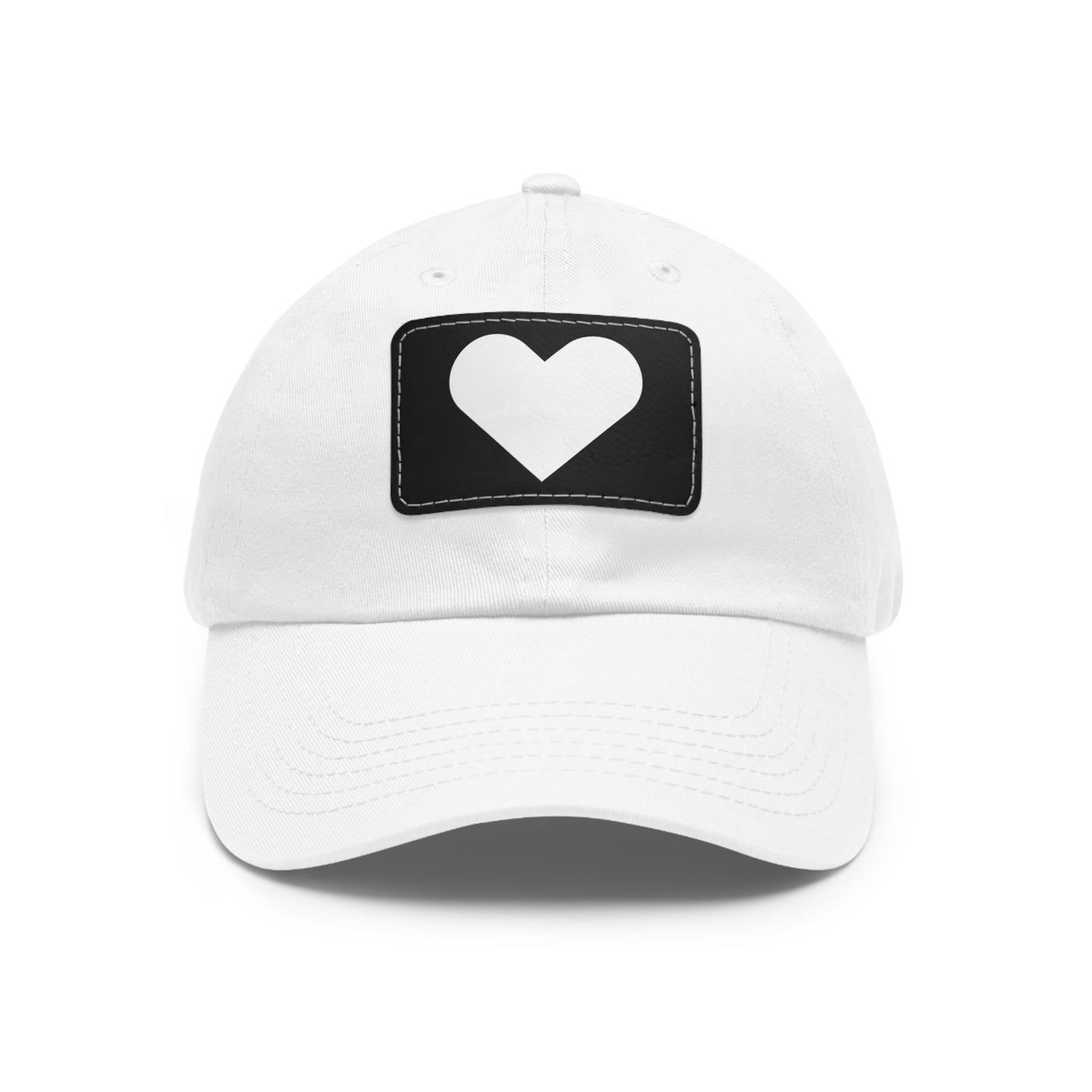 Hat with Leather Patch (Rectangle) love by Mariu del Campo.