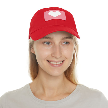 Hat with Leather Patch (Rectangle) love by Mariu del Campo.