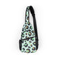 Bag Chest Green Leopard Print by Mariu del Campo.