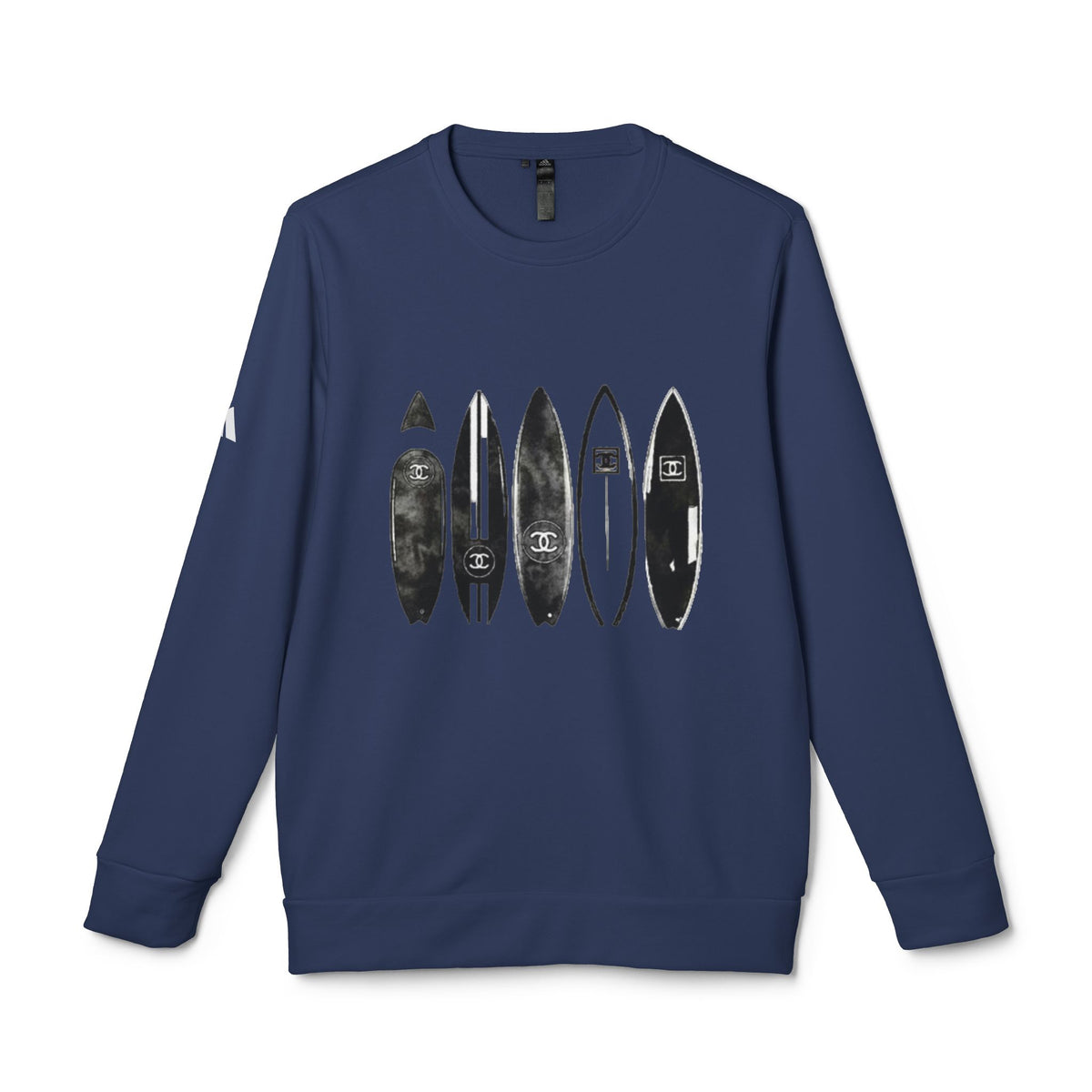 adidas® Unisex Fleece Crewneck Surf — by Mariu del Campo